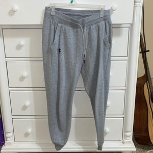 long grey joggers Under Armor